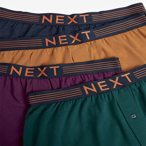 Rich Purple/Bronze Signature Bamboo Boxers 4 Pack