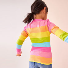 Load image into Gallery viewer, Multi Stripe Long Sleeve Ribbed Top (3-12yrs)

