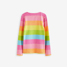 Load image into Gallery viewer, Multi Stripe Long Sleeve Ribbed Top (3-12yrs)
