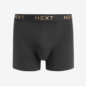 Blue/Grey Cotton Rich Boxers 4 Pack