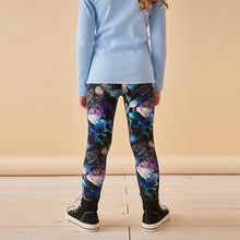Load image into Gallery viewer, Blue Multi Printed Leggings (3-12yrs)
