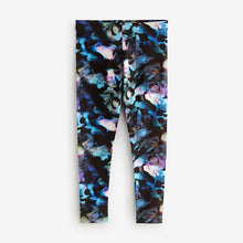 Load image into Gallery viewer, Blue Multi Printed Leggings (3-12yrs)
