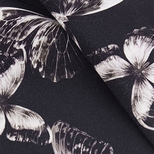 Black/White Butterfly Printed Leggings (3-12yrs)