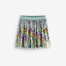 Load image into Gallery viewer, Rainbow Sequin Skirt (3-12yrs)
