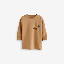 Load image into Gallery viewer, Pink/Rust/Cream Transport 3 Pack Oversized 100% Cotton Pyjamas (12mths-6yrs)
