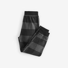 Load image into Gallery viewer, Orange/Black Gamer Woven Check Bottom 100% Cotton Pyjamas 2 Pack (3-16yrs)
