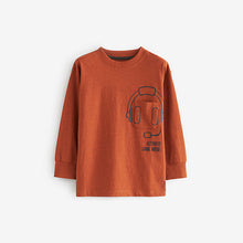 Load image into Gallery viewer, Orange/Black Gamer Woven Check Bottom 100% Cotton Pyjamas 2 Pack (3-16yrs)
