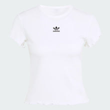 Load image into Gallery viewer, ESSENTIALS SCALLOPED EDGE BABY TEE
