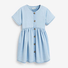 Load image into Gallery viewer, Pale Blue Denim Relaxed Dress (3-12yrs)
