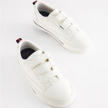 Load image into Gallery viewer, White Strap Touch Fastening Shoes (Older Boys)
