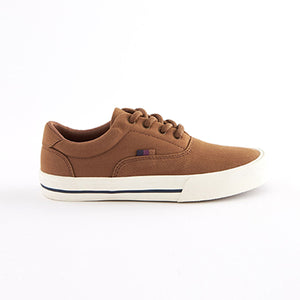 Tan Brown Lace-Up Shoes (Older Boys)
