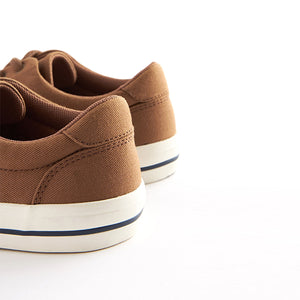 Tan Brown Lace-Up Shoes (Older Boys)