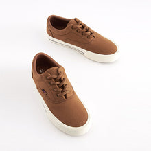 Load image into Gallery viewer, Tan Brown Lace-Up Shoes (Older Boys)
