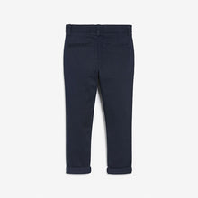 Load image into Gallery viewer, Navy Blue Skinny Fit Stretch Chino Trousers (3-12yrs)
