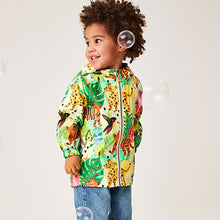 Load image into Gallery viewer, Green Character Shower Resistant Printed Cagoule Jacket (3mths-5yrs)
