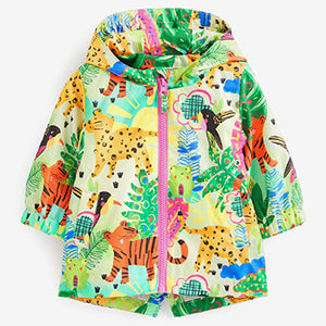 Green Character Shower Resistant Printed Cagoule Jacket (3mths-5yrs)