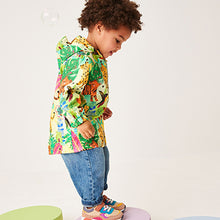 Load image into Gallery viewer, Green Character Shower Resistant Printed Cagoule Jacket (3mths-5yrs)
