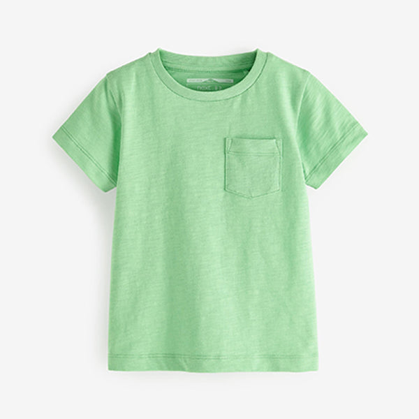 Green Short Sleeve Plain T-Shirt (3mths-6yrs)