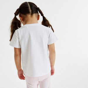 White Sister Short Sleeve Cotton Sister T-Shirt (3mths-6yrs)