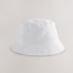 White Bucket Hat