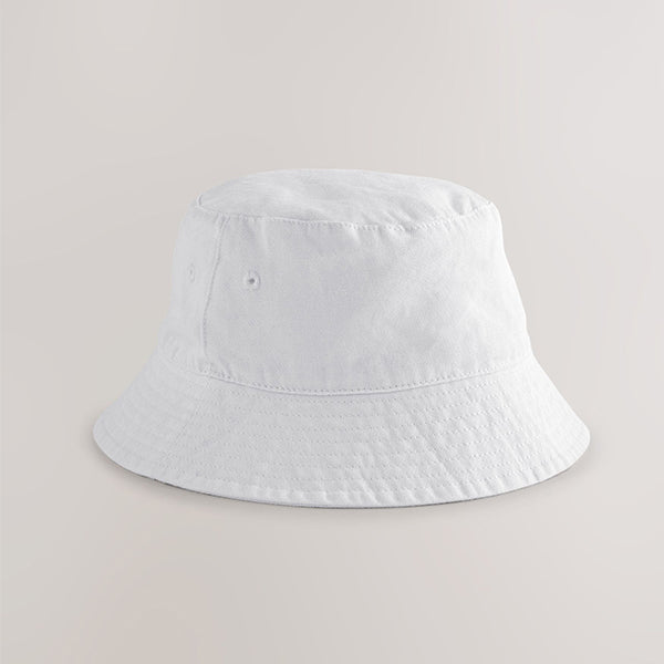 White Bucket Hat