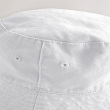 Load image into Gallery viewer, White Bucket Hat
