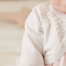 Load image into Gallery viewer, White Knitted Baby Shrug Cardigan (0mths-18mths)
