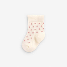 Load image into Gallery viewer, Pink Spot Baby 5 Pack Socks (0mths-2yrs)
