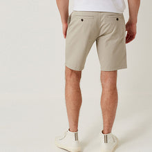 Load image into Gallery viewer, Bone Neutral Stretch Chino Shorts
