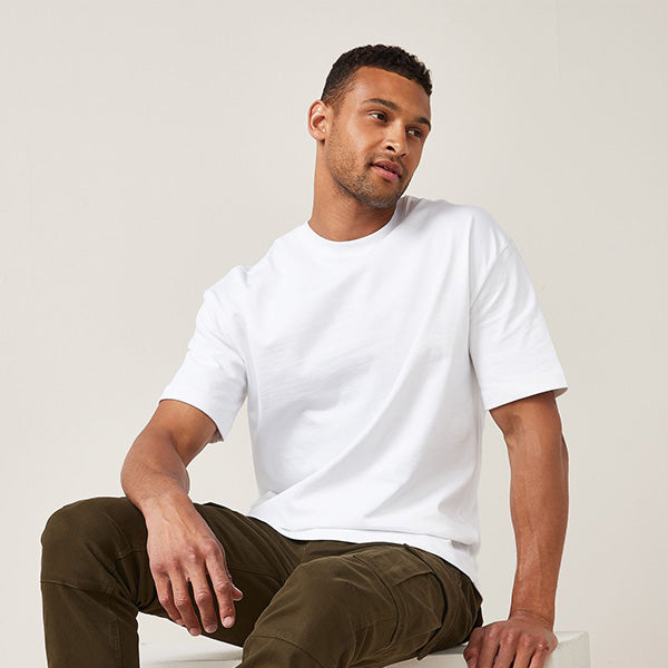 White Relaxed Fit Heavyweight T-Shirt
