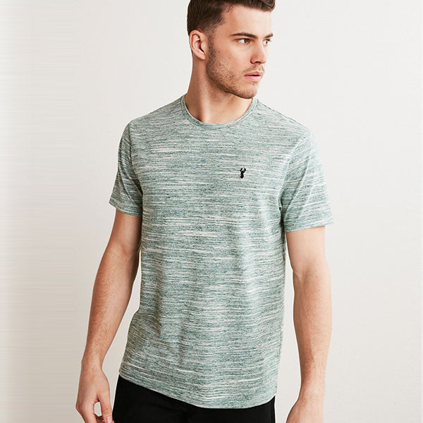 Green Inject Stag Marl T-Shirt