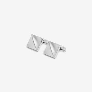 Silver Tone Square Cufflinks