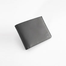 Load image into Gallery viewer, Grey Leather Bifold Wallet
