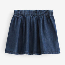 Load image into Gallery viewer, Denim Dark Blue Wash Skirt (3mths-6yrs)
