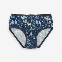 Load image into Gallery viewer, White/Blue Floral Character 7 Pack Briefs (1.5-10yrs)
