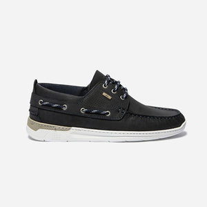 Men's Boat Shoes Soft Navy Leather