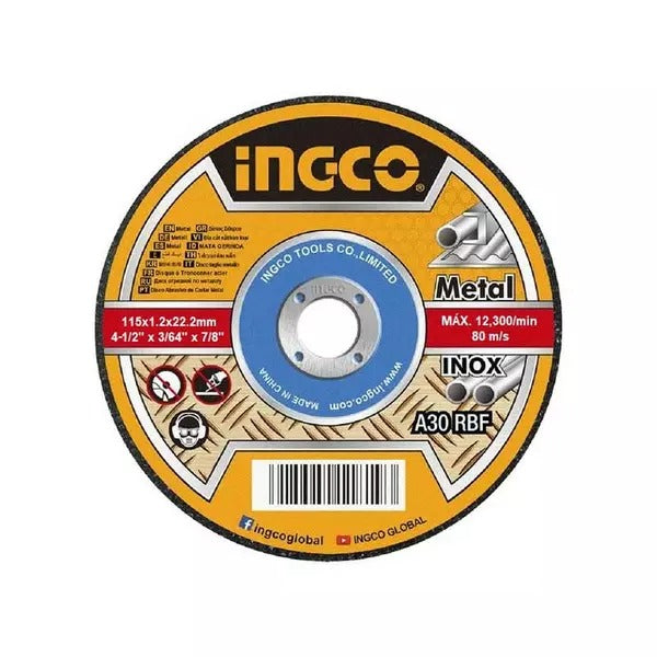 INGCO ABRASIVE METAL CUTTING DISC SET