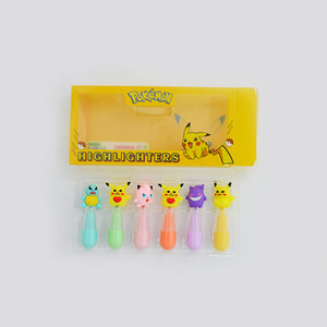 Pokemon Highlighter 6pcs MD-342
