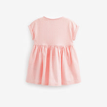 Load image into Gallery viewer, Pink Baby Jersey Dress (0mths-18mths)
