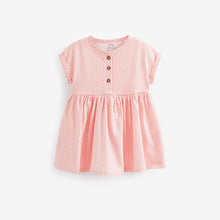 Load image into Gallery viewer, Pink Baby Jersey Dress (0mths-18mths)
