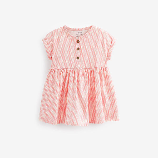 Pink Baby Jersey Dress (0mths-18mths)
