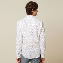 Load image into Gallery viewer, White Printed Long Sleeve Shirt
