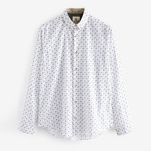 Load image into Gallery viewer, White Printed Long Sleeve Shirt
