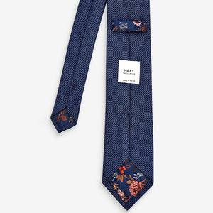 Blue Textured Tie