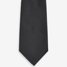 Load image into Gallery viewer, Black Textured Tie
