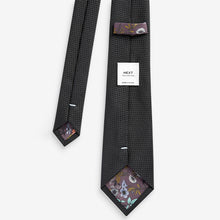 Load image into Gallery viewer, Black Textured Tie
