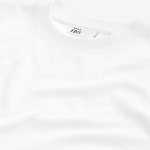 White Relaxed Fit Smart Soft Touch Heavyweight T-Shirt