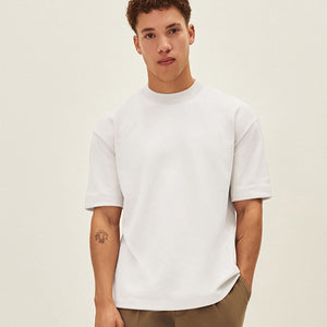 White Relaxed Fit Smart Soft Touch Heavyweight T-Shirt