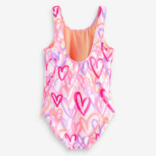 Load image into Gallery viewer, Pink Heart Swimsuit (3-12yrs)
