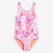 Load image into Gallery viewer, Pink Heart Swimsuit (3-12yrs)
